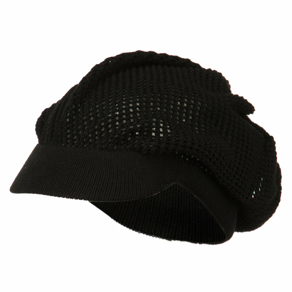 Rasta World Mesh Deep Crown Visored Beanie 18 Rasta World Mesh Deep Crown Visored Beanie - Image 16