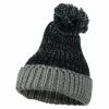 Jeanne Simmons Mixed Tone Acrylic Cuff Beanie -Adams Shop mi001bf black 1