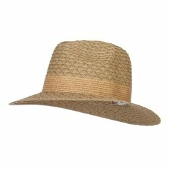 Hatiya Mixed Color Braid Ribbon Panama Hat -Adams Shop mi002pe olive 1
