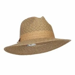 Hatiya Mixed Color Braid Ribbon Panama Hat -Adams Shop mi002pe olive 4