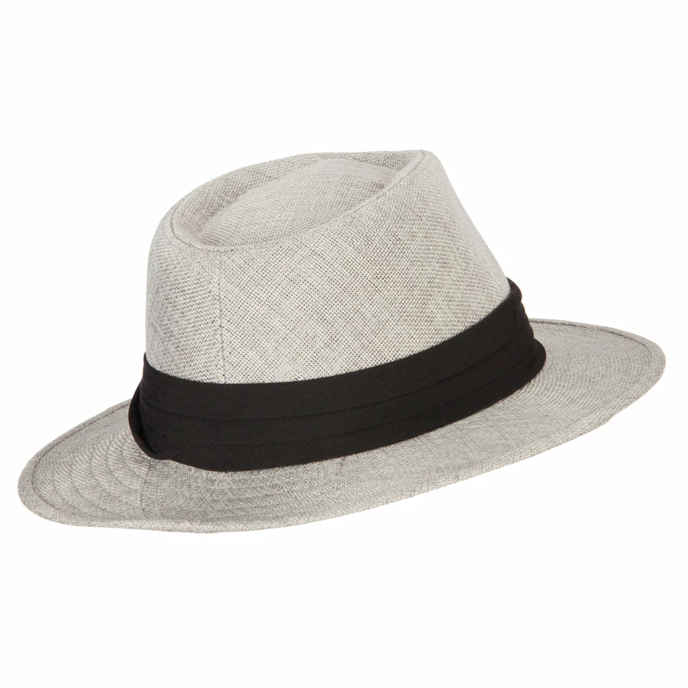 Something Special Men's Linen Panama Fedora Hat 15 Something Special Men's Linen Panama Fedora Hat - Image 13