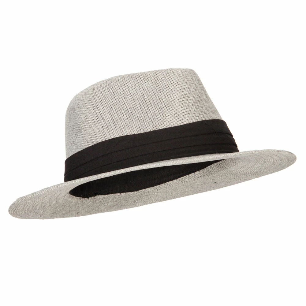 Something Special Men's Linen Panama Fedora Hat 16 Something Special Men's Linen Panama Fedora Hat - Image 14
