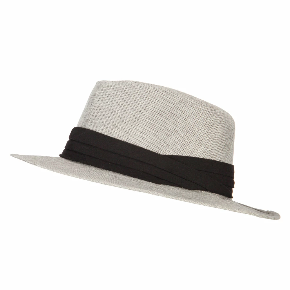 Something Special Men's Linen Panama Fedora Hat 17 Something Special Men's Linen Panama Fedora Hat - Image 15
