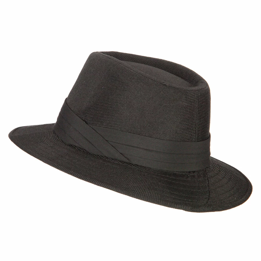Something Special Men's Linen Panama Fedora Hat 19 Something Special Men's Linen Panama Fedora Hat - Image 17