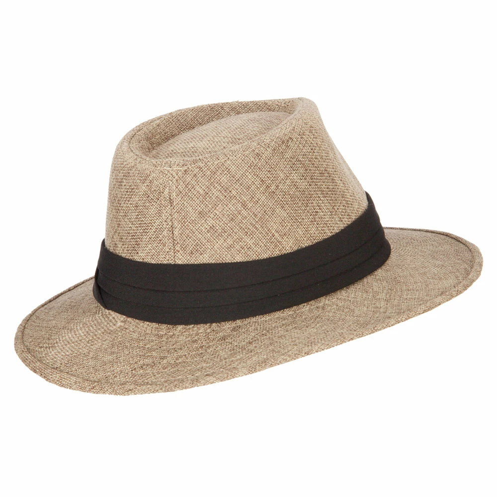 Something Special Men's Linen Panama Fedora Hat 5 Something Special Men's Linen Panama Fedora Hat - Image 3