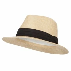 Something Special Men's Linen Panama Fedora Hat 27 Something Special Men's Linen Panama Fedora Hat -Adams Shop ml004pe natural 1