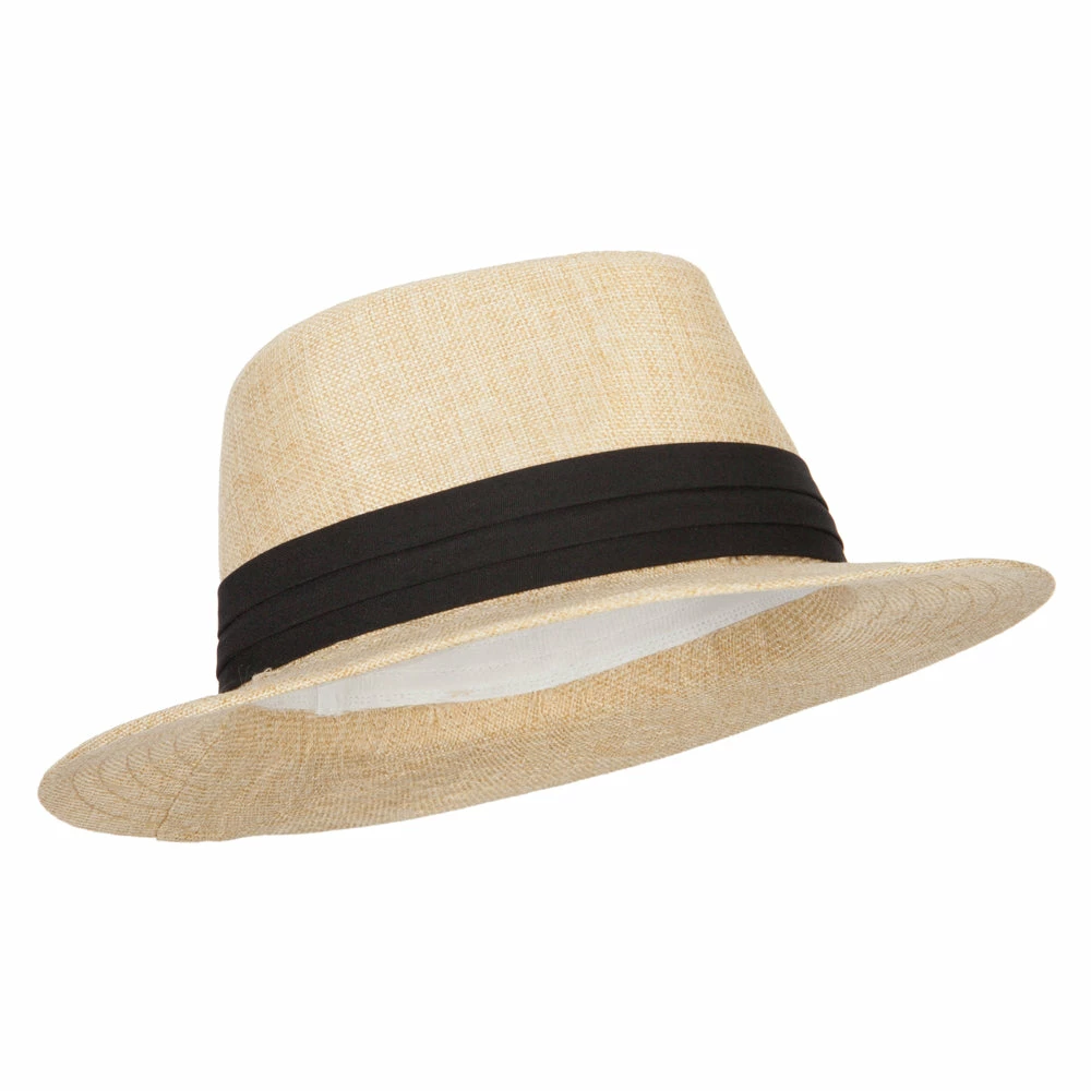 Something Special Men's Linen Panama Fedora Hat 11 Something Special Men's Linen Panama Fedora Hat - Image 9