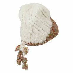 Jeanne Simmons Women's Multi Mix Gathered Back Beanie -Adams Shop mm003ms white 3
