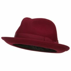 Jeanne Simmons Women's Wool Felt Ribbon Fedora
