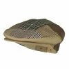Jeanne Simmons Men's Patchwork Design Ivy Cap -Adams Shop mp001dv camel 1