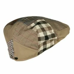 Jeanne Simmons Men's Patchwork Design Ivy Cap -Adams Shop mp001dv camel 3