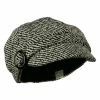 Jeanne Simmons Muffy Patterned Newsboy Cap 1 Jeanne Simmons Muffy Patterned Newsboy Cap -Adams Shop mp001nb 1 1