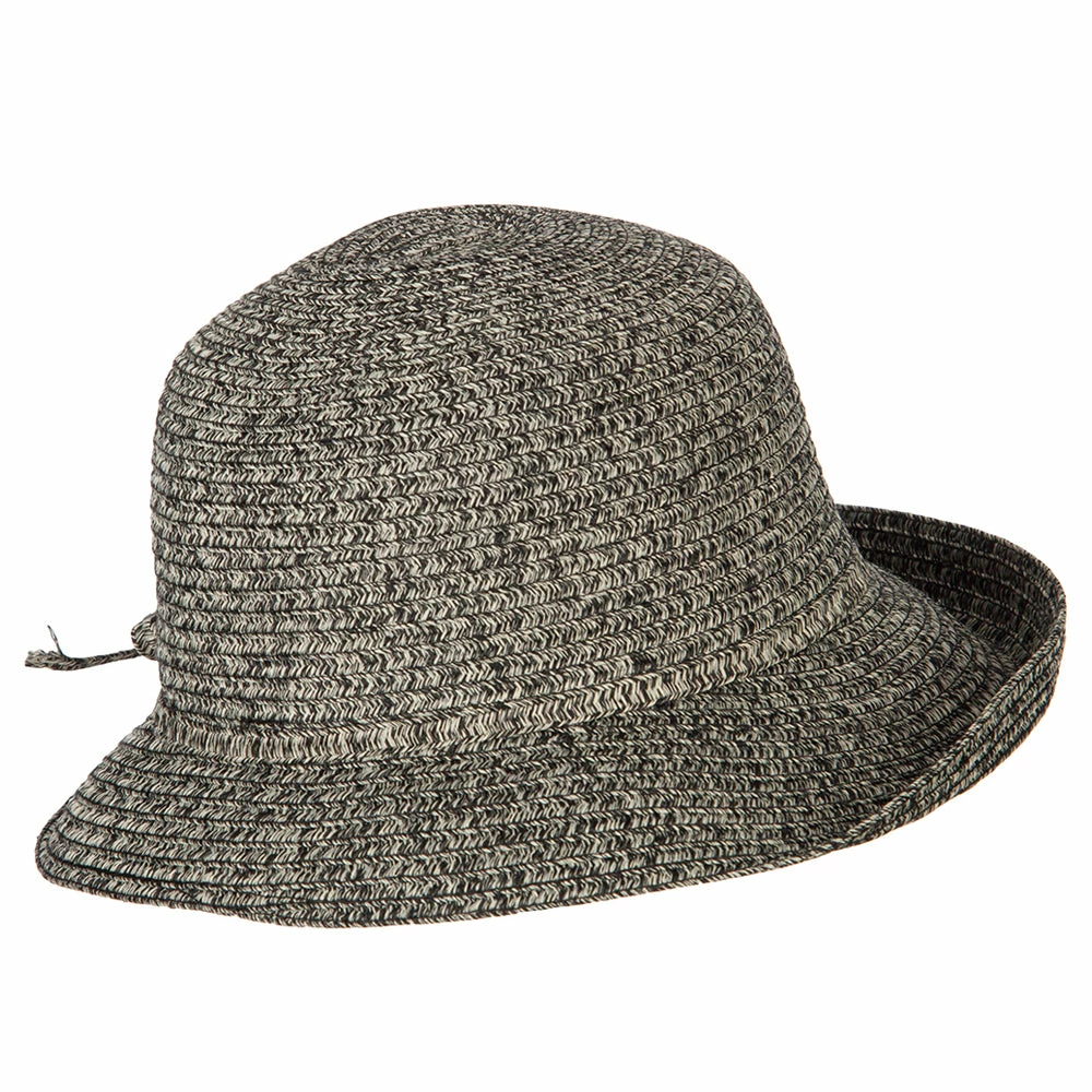 Jeanne Simmons Women's Polyester Braid Asymmetrical Brim Bowler Hat 15 Jeanne Simmons Women's Polyester Braid Asymmetrical Brim Bowler Hat - Image 13