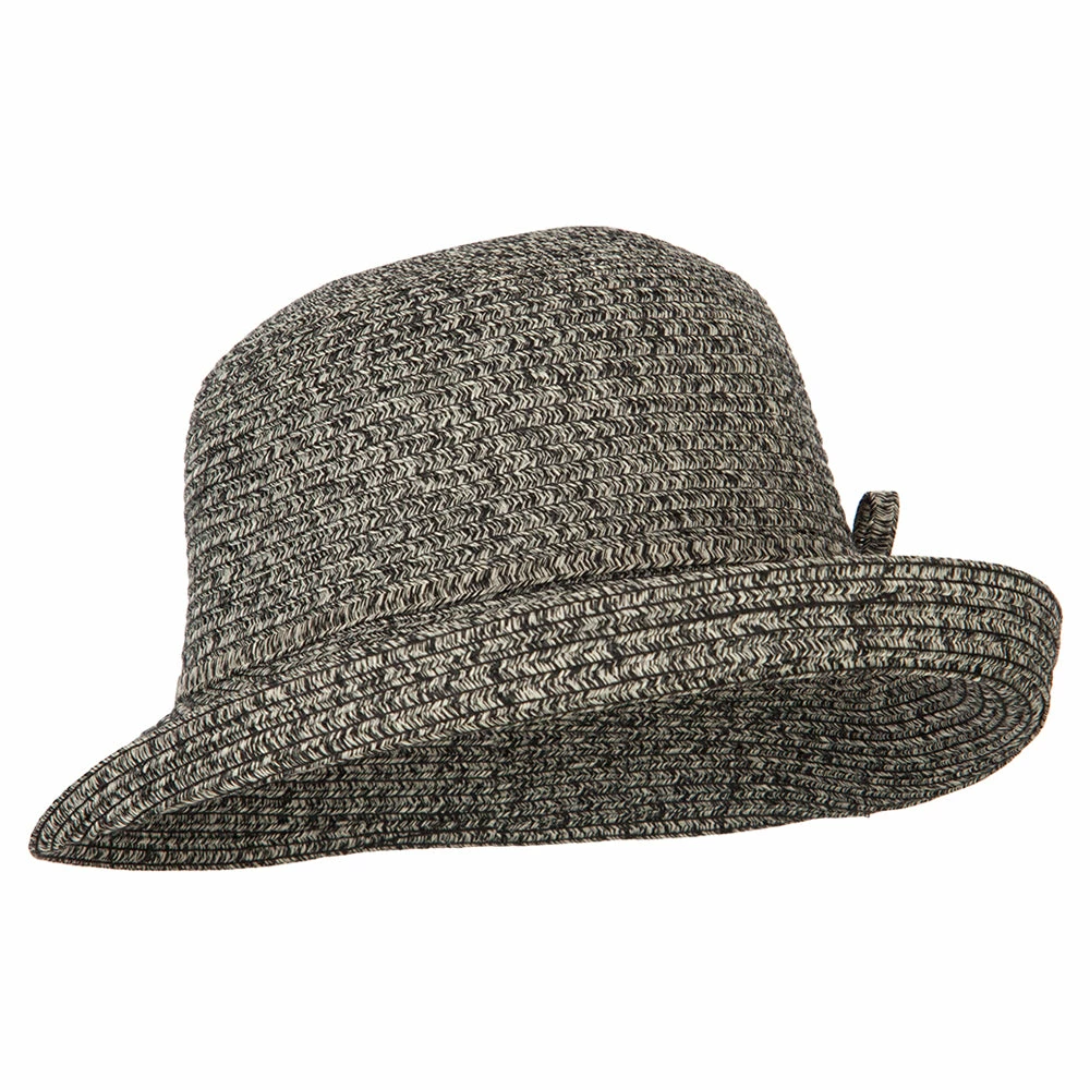 Jeanne Simmons Women's Polyester Braid Asymmetrical Brim Bowler Hat 16 Jeanne Simmons Women's Polyester Braid Asymmetrical Brim Bowler Hat - Image 14