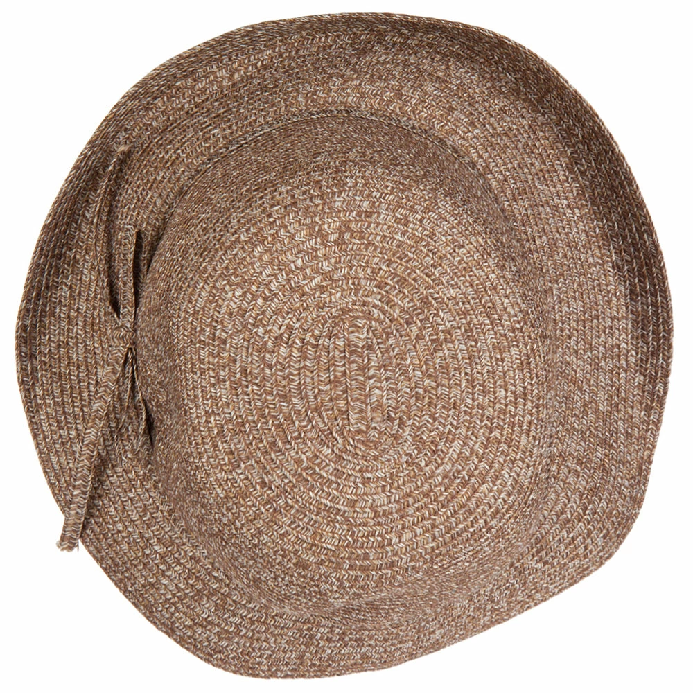 Jeanne Simmons Women's Polyester Braid Asymmetrical Brim Bowler Hat 7 Jeanne Simmons Women's Polyester Braid Asymmetrical Brim Bowler Hat - Image 5