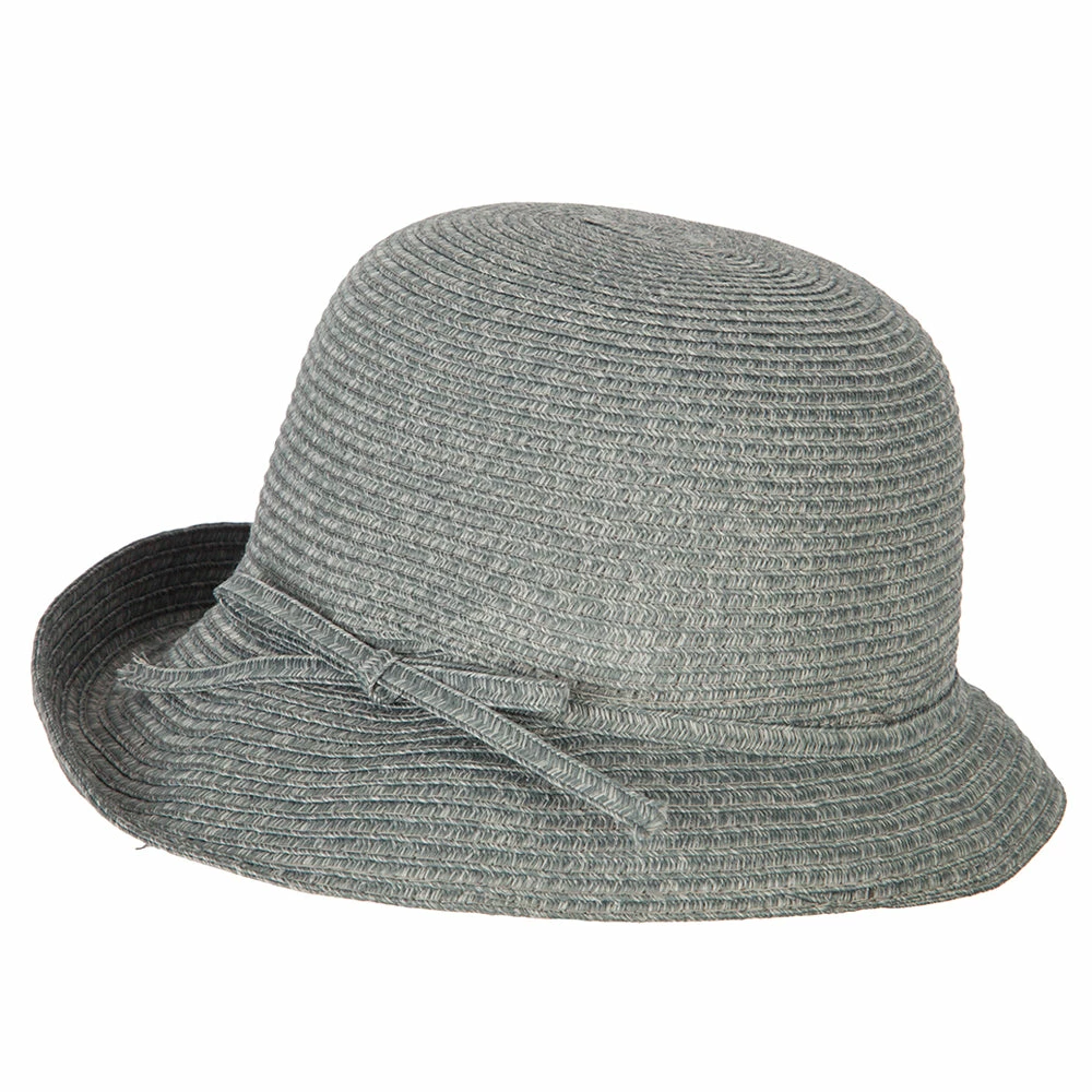 Jeanne Simmons Women's Polyester Braid Asymmetrical Brim Bowler Hat 9 Jeanne Simmons Women's Polyester Braid Asymmetrical Brim Bowler Hat - Image 7