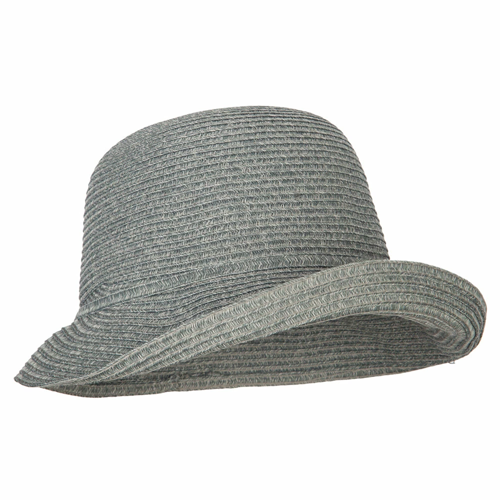 Jeanne Simmons Women's Polyester Braid Asymmetrical Brim Bowler Hat 11 Jeanne Simmons Women's Polyester Braid Asymmetrical Brim Bowler Hat - Image 9
