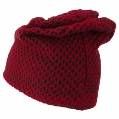 Rasta World Multi Pattern Reversible Beanie 53 Rasta World Multi Pattern Reversible Beanie -Adams Shop mp004ms red 2