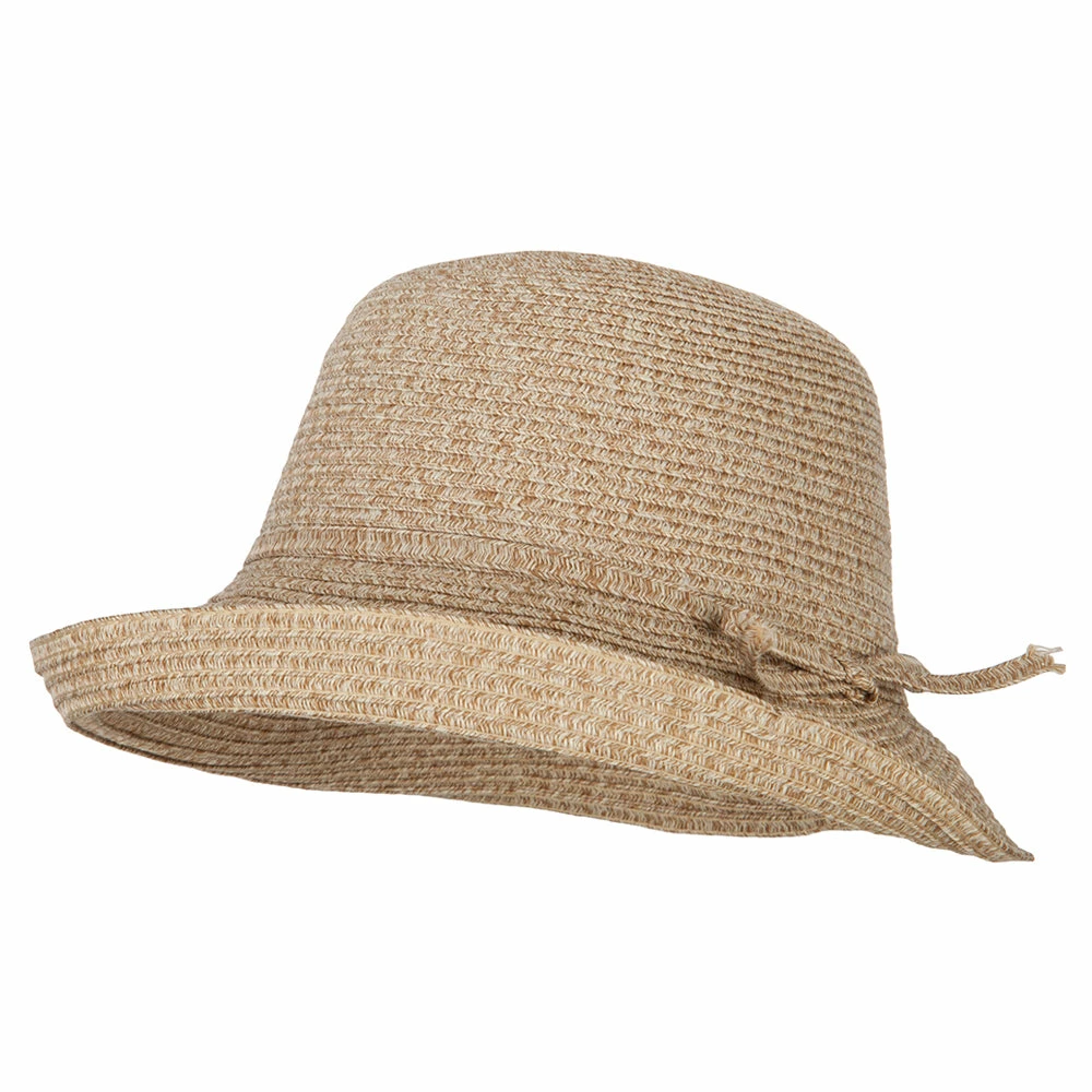 Jeanne Simmons Women's Polyester Braid Asymmetrical Brim Bowler Hat 18 Jeanne Simmons Women's Polyester Braid Asymmetrical Brim Bowler Hat - Image 16