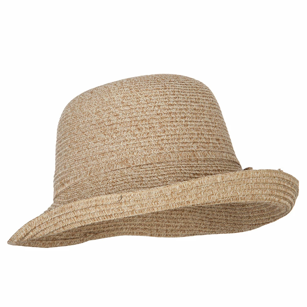 Jeanne Simmons Women's Polyester Braid Asymmetrical Brim Bowler Hat 21 Jeanne Simmons Women's Polyester Braid Asymmetrical Brim Bowler Hat - Image 19