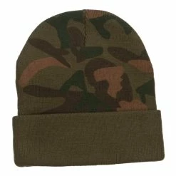 Cameo Camo Knit Long Beanie With Cuff 11 Cameo Camo Knit Long Beanie With Cuff -Adams Shop mt001di green 5