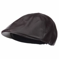 Solid Wing Men's PU Ivy Hat