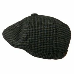 Jeanne Simmons Men's Wool Snap Front Apple Newsboy Hat 14 Jeanne Simmons Men's Wool Snap Front Apple Newsboy Hat -Adams Shop mw001aq 2