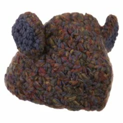 Jeanne Simmons Girl's Acrylic Mix Yarn Rabbit Ears Hat 19 Jeanne Simmons Girl's Acrylic Mix Yarn Rabbit Ears Hat -Adams Shop my002ms purple 3