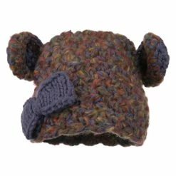 Jeanne Simmons Girl's Acrylic Mix Yarn Rabbit Ears Hat 21 Jeanne Simmons Girl's Acrylic Mix Yarn Rabbit Ears Hat -Adams Shop my002ms purple 5