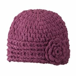 Jeanne Simmons Woman's Knit Acrylic Flower Beanie 13 Jeanne Simmons Woman's Knit Acrylic Flower Beanie -Adams Shop na002ps 5