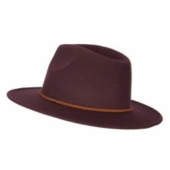 Jeanne Simmons Unisex Braid Leatherette Band Trim Large Brim Polyester Fedora Hat 38 Jeanne Simmons Unisex Braid Leatherette Band Trim Large Brim Polyester Fedora Hat -Adams Shop nb003cf chocolate 2