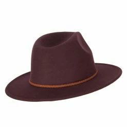 Jeanne Simmons Unisex Braid Leatherette Band Trim Large Brim Polyester Fedora Hat 39 Jeanne Simmons Unisex Braid Leatherette Band Trim Large Brim Polyester Fedora Hat -Adams Shop nb003cf chocolate 3