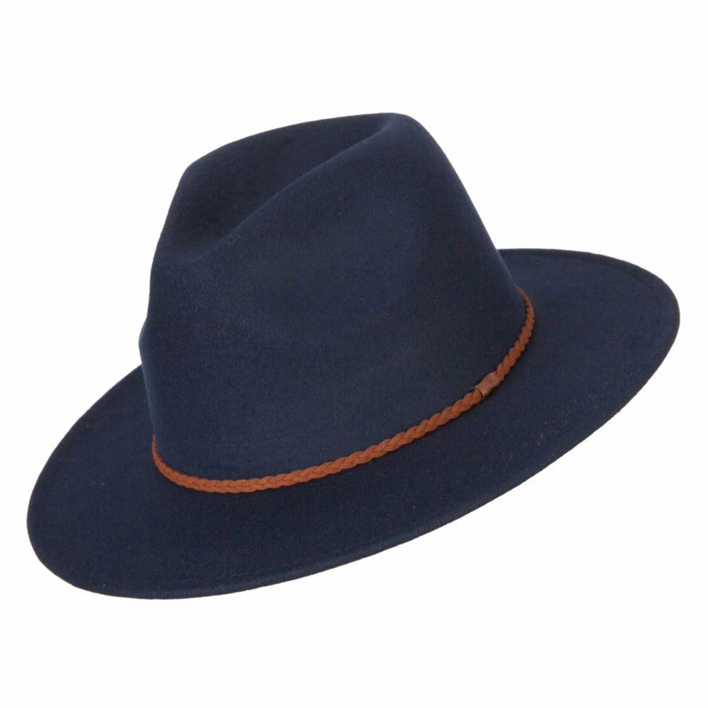 Jeanne Simmons Unisex Braid Leatherette Band Trim Large Brim Polyester Fedora Hat 27 Jeanne Simmons Unisex Braid Leatherette Band Trim Large Brim Polyester Fedora Hat - Image 25