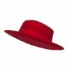 Jeanne Simmons Women's Grosgrain Band Wool Hat -Adams Shop ng001fp red 1