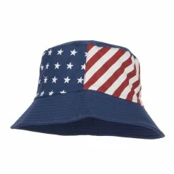 Something Special Reversible American Flag Bucket Hat -Adams Shop ng002bh blue 5