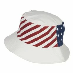 Something Special Reversible American Flag Bucket Hat -Adams Shop ng004bh white 2