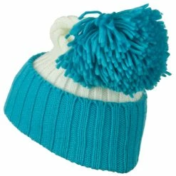 G And S Neon Knit Hat With Pom Pom -Adams Shop nk003bf 2
