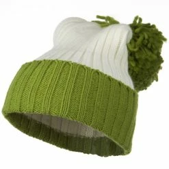 G And S Neon Knit Hat With Pom Pom -Adams Shop nk005bf 1