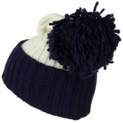 G And S Neon Knit Hat With Pom Pom -Adams Shop nk007bf 2