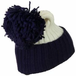 G And S Neon Knit Hat With Pom Pom -Adams Shop nk007bf 3