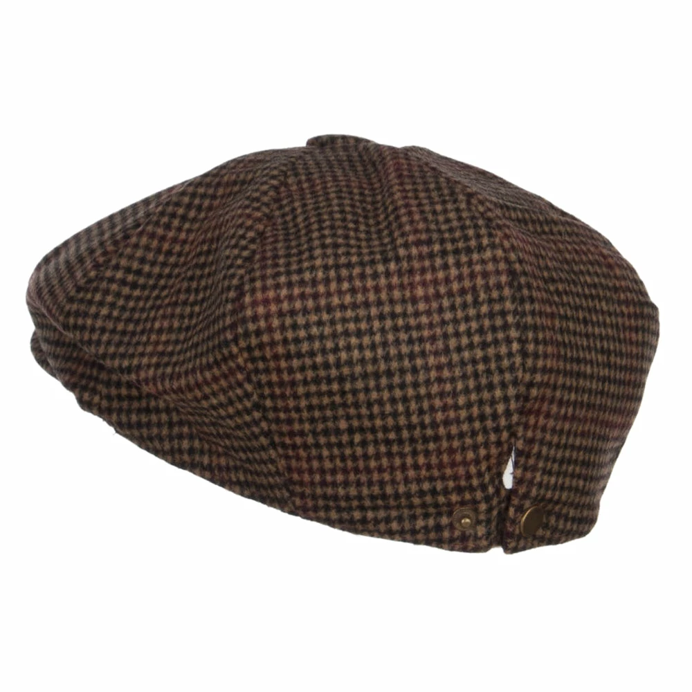 Jeanne Simmons Men's Wool Blend 8 Panel Newsboy Hat 4 Jeanne Simmons Men's Wool Blend 8 Panel Newsboy Hat - Image 2