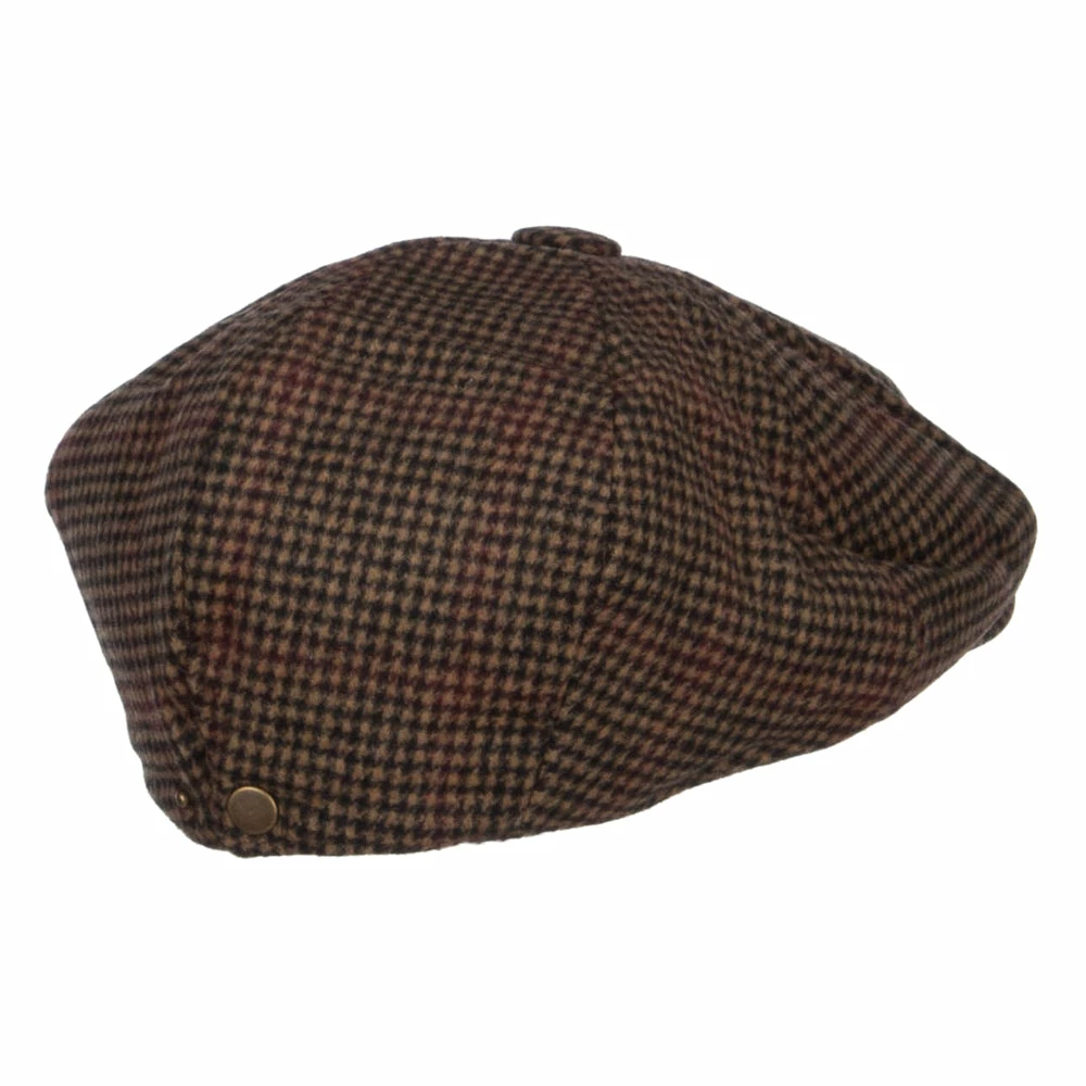 Jeanne Simmons Men's Wool Blend 8 Panel Newsboy Hat 5 Jeanne Simmons Men's Wool Blend 8 Panel Newsboy Hat - Image 3