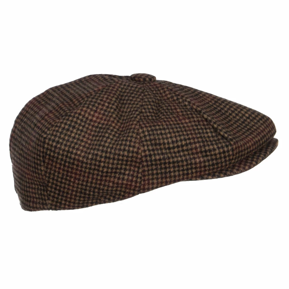 Jeanne Simmons Men's Wool Blend 8 Panel Newsboy Hat 6 Jeanne Simmons Men's Wool Blend 8 Panel Newsboy Hat - Image 4