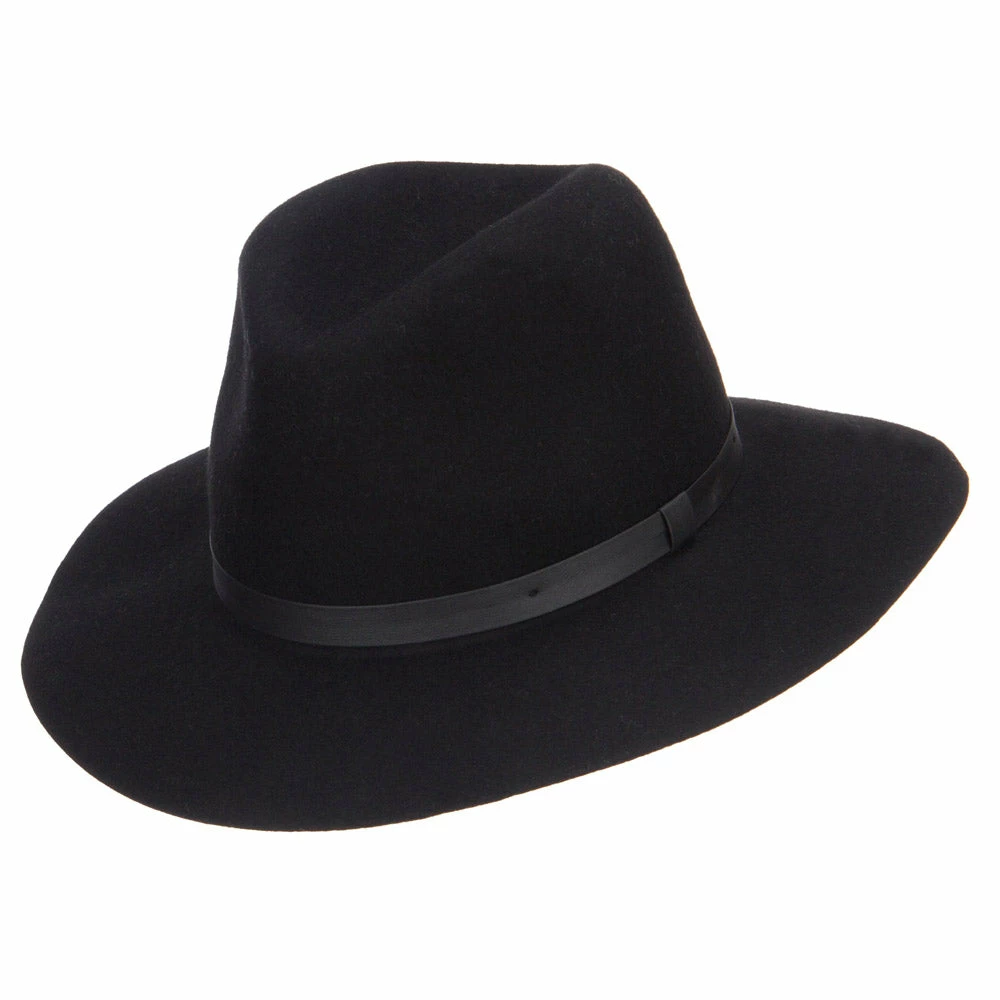 Jeanne Simmons Women's Leather Band Wool Fedora 7 Jeanne Simmons Women's Leather Band Wool Fedora - Image 5