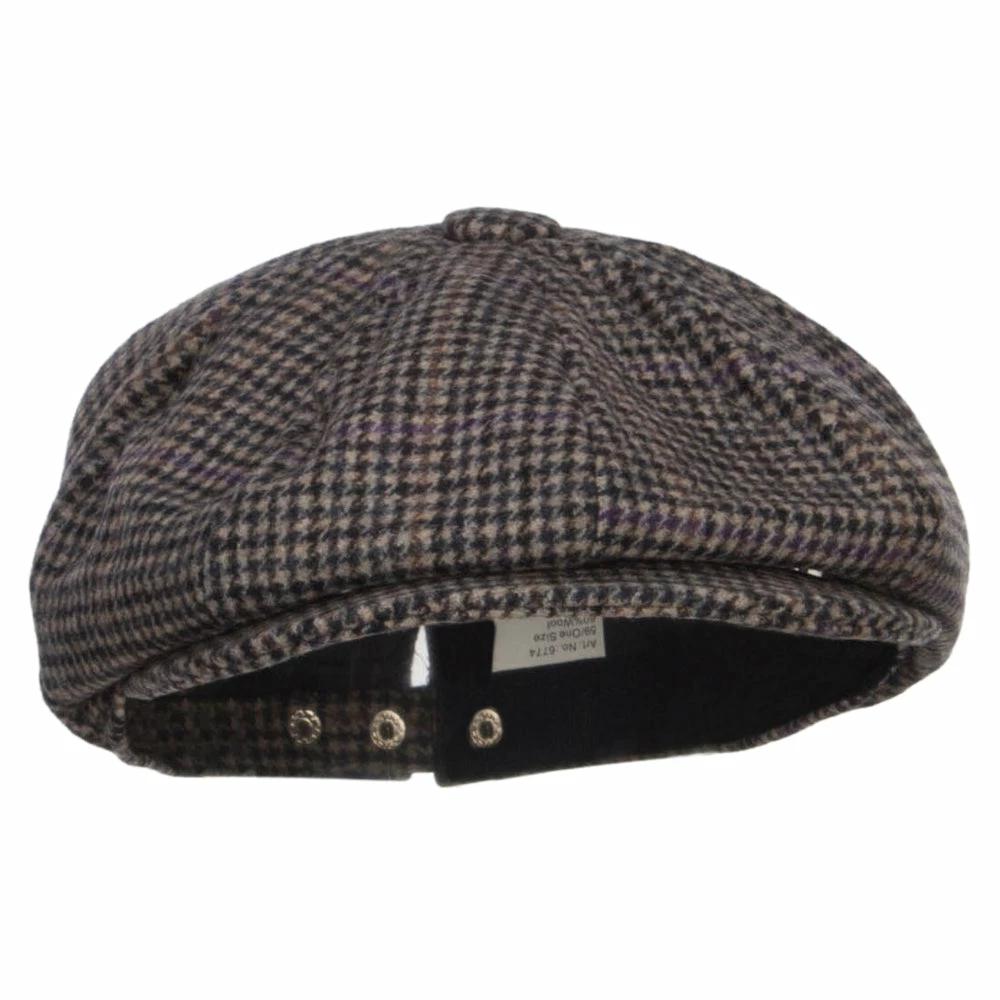 Jeanne Simmons Men's Wool Blend 8 Panel Newsboy Hat 12 Jeanne Simmons Men's Wool Blend 8 Panel Newsboy Hat - Image 10