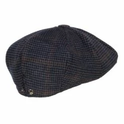 Jeanne Simmons Men's Wool Blend 8 Panel Newsboy Hat 29 Jeanne Simmons Men's Wool Blend 8 Panel Newsboy Hat -Adams Shop nl003aq navy 3