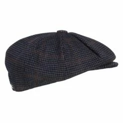 Jeanne Simmons Men's Wool Blend 8 Panel Newsboy Hat 30 Jeanne Simmons Men's Wool Blend 8 Panel Newsboy Hat -Adams Shop nl003aq navy 4