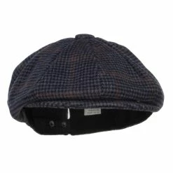 Jeanne Simmons Men's Wool Blend 8 Panel Newsboy Hat 31 Jeanne Simmons Men's Wool Blend 8 Panel Newsboy Hat -Adams Shop nl003aq navy 5