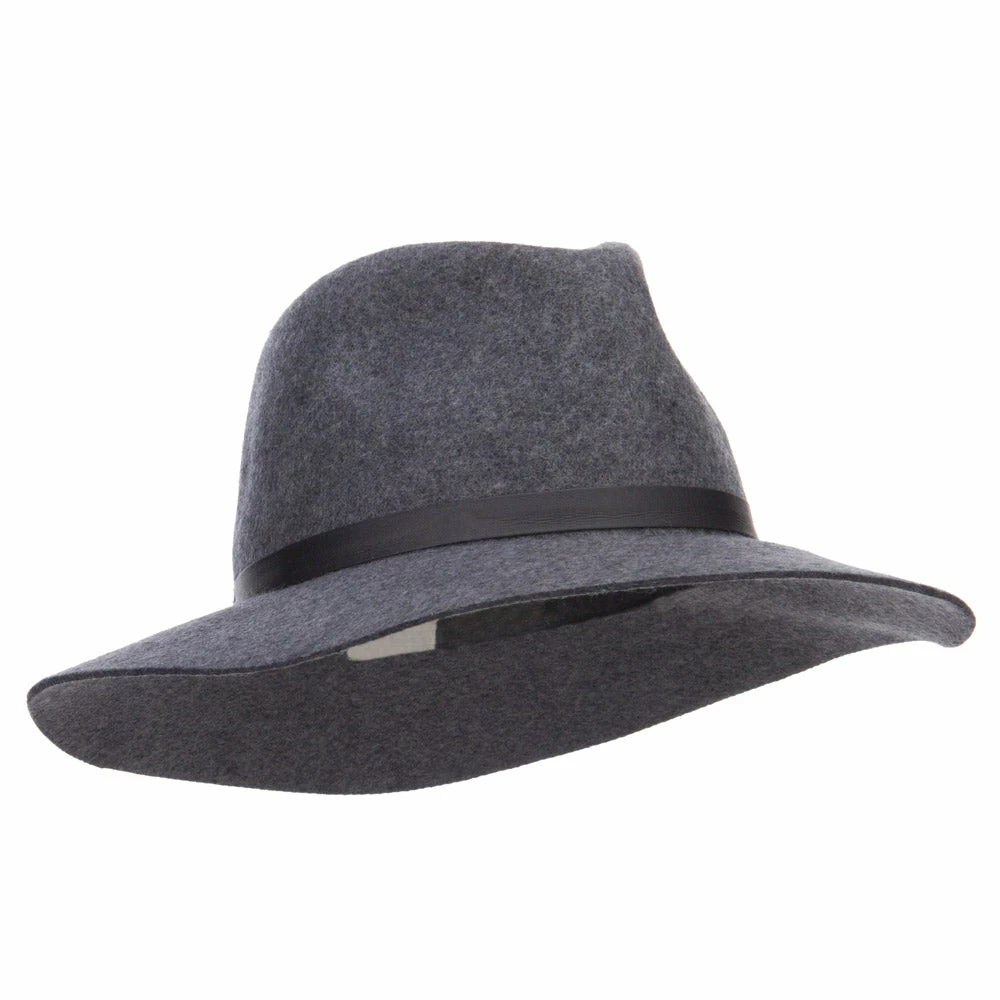 Jeanne Simmons Women's Leather Band Wool Fedora 26 Jeanne Simmons Women's Leather Band Wool Fedora - Image 24
