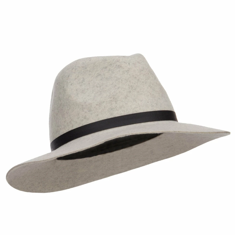 Jeanne Simmons Women's Leather Band Wool Fedora 16 Jeanne Simmons Women's Leather Band Wool Fedora - Image 14